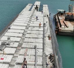 احداث اسکله بندر جاسک